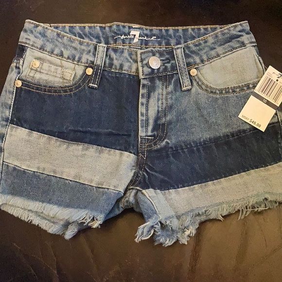 7 for all mankind girls denim shorts - Picture 1 of 8